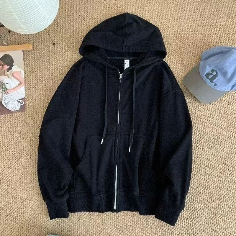 Cotton Lounge Hoodie Cardigan