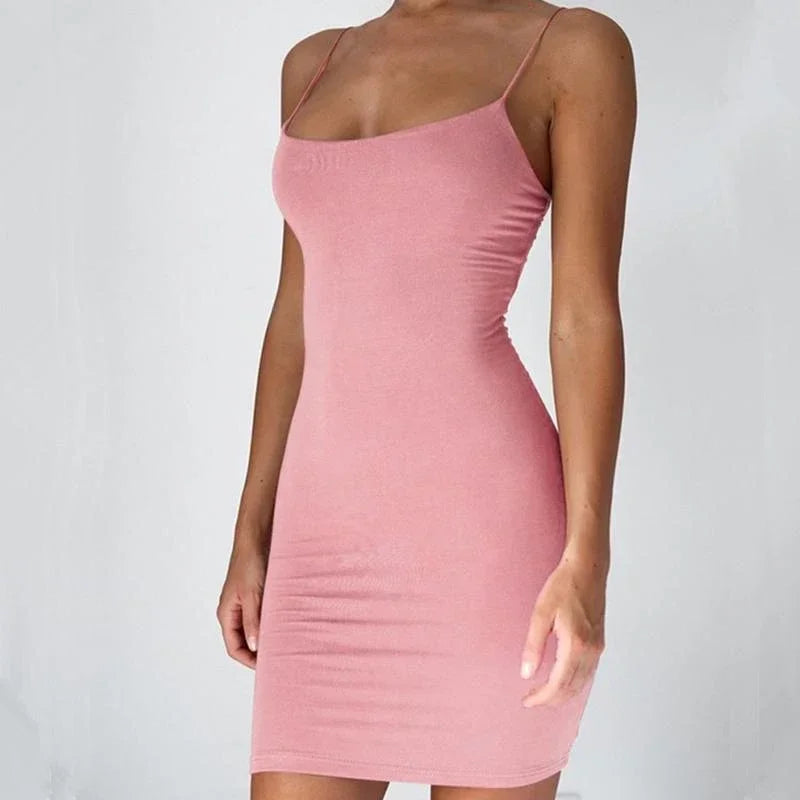 Noir Camisole Mini Dress