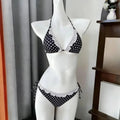 Petite Dot Ruffle Bikini Set