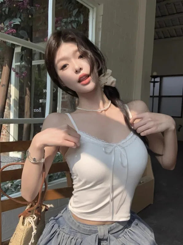 Lace Bow Lounge Cami