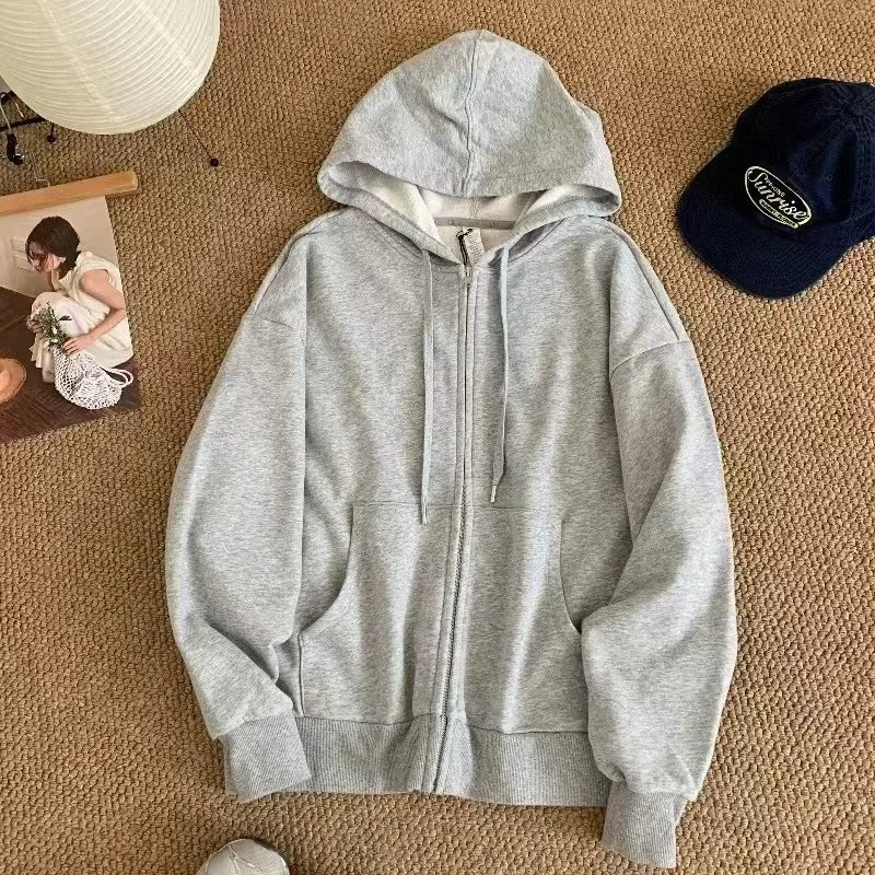 Cotton Lounge Hoodie Cardigan